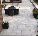 grey patio paving stones